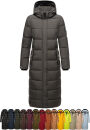 Navahoo Isalie Damen lange Winter Steppjacke Wintermantel...