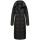 Navahoo Isalie Damen lange Winter Steppjacke Wintermantel B871 B872 Schwarz-Gr.S