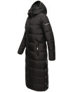 Navahoo Isalie Damen lange Winter Steppjacke Wintermantel B871 B872 Schwarz-Gr.L