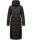 Navahoo Isalie Damen lange Winter Steppjacke Wintermantel B871 B872 Schwarz-Gr.L