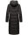 Navahoo Isalie Damen lange Winter Steppjacke Wintermantel B871 B872 Schwarz-Gr.L