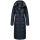 Navahoo Isalie Damen lange Winter Steppjacke Wintermantel B871 B872 Navy-Gr.XS