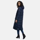 Navahoo Isalie Damen lange Winter Steppjacke Wintermantel B871 B872 Navy-Gr.M
