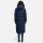 Navahoo Isalie Damen lange Winter Steppjacke Wintermantel B871 B872 Navy-Gr.M