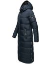 Navahoo Isalie Damen lange Winter Steppjacke Wintermantel B871 B872 Navy-Gr.L