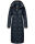 Navahoo Isalie Damen lange Winter Steppjacke Wintermantel B871 B872 Navy-Gr.L