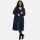 Navahoo Isalie Damen lange Winter Steppjacke Wintermantel B871 B872 Navy-Gr.XL