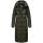Navahoo Isalie Damen lange Winter Steppjacke Wintermantel B871 B872 Dark-Olive-Gr.M