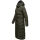 Navahoo Isalie Damen lange Winter Steppjacke Wintermantel B871 B872 Dark-Olive-Gr.M