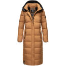 Navahoo Isalie Damen lange Winter Steppjacke Wintermantel...