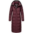Navahoo Isalie Damen lange Winter Steppjacke Wintermantel...