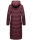 Navahoo Isalie Damen lange Winter Steppjacke Wintermantel B871 B872 Weinrot-Gr.XXL