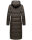 Navahoo Isalie Damen lange Winter Steppjacke Wintermantel B871 B872 Anthrazit-Gr.XS