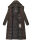 Navahoo Isalie Damen lange Winter Steppjacke Wintermantel B871 B872 Anthrazit-Gr.XS