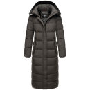 Navahoo Isalie Damen lange Winter Steppjacke Wintermantel...