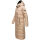Navahoo Isalie Damen lange Winter Steppjacke Wintermantel B871 B872 Taupe-Gr.S