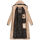 Navahoo Isalie Damen lange Winter Steppjacke Wintermantel B871 B872 Taupe-Gr.S