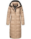 Navahoo Isalie Damen lange Winter Steppjacke Wintermantel...