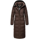 Navahoo Isalie Damen lange Winter Steppjacke Wintermantel...