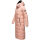 Navahoo Isalie Damen lange Winter Steppjacke Wintermantel B871 B872 Rosa-Gr.M