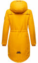 Marikoo Kamil warme Damen Winter Jacke lang mit Kapuze B807 Gelb Größe XS - Gr. 34