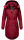 Marikoo Kamil warme Damen Winter Jacke lang mit Kapuze B807 Bordeaux Größe XS - Gr. 34