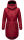 Marikoo Kamil warme Damen Winter Jacke lang mit Kapuze B807 Bordeaux Größe XS - Gr. 34