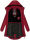 Marikoo Kamil warme Damen Winter Jacke lang mit Kapuze B807 Bordeaux Größe XS - Gr. 34
