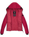 Navahoo Kimuk Damen Steppjacke B348 Fuchsia Größe S - Gr. 36