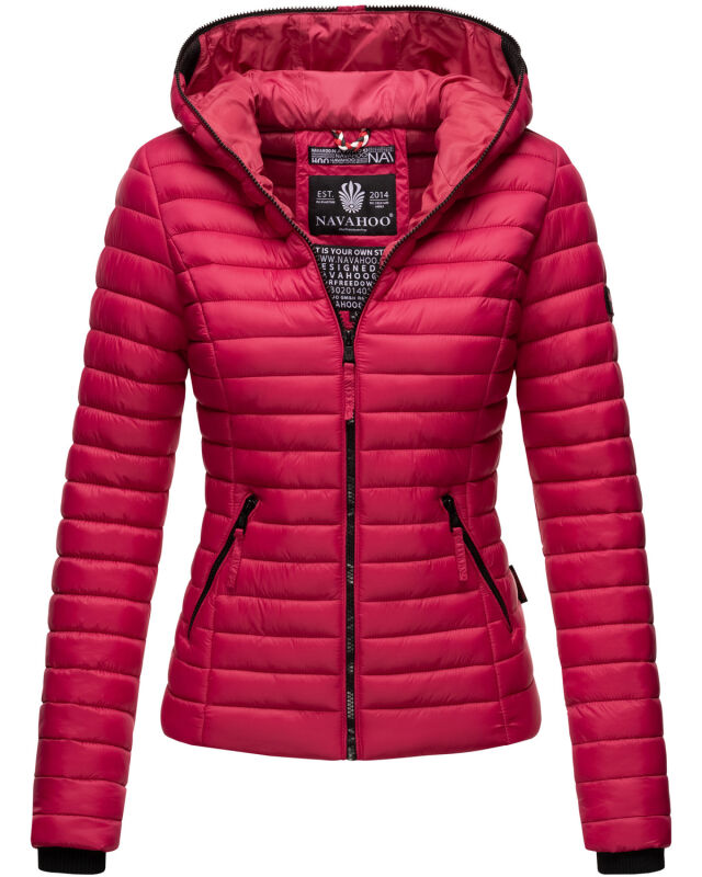 Navahoo Kimuk Damen Steppjacke B348 Fuchsia Größe XL - Gr. 42