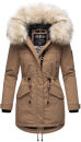 Navahoo Lady Like warme Damen Winterjacke mit Kapuze und...