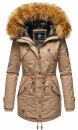 Marikoo La Viva Princess Damen Winterjacke mit Kapuze...