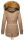 Marikoo La Viva Princess Damen Winterjacke mit Kapuze B813 Taupe Grey Größe XS - Gr. 34