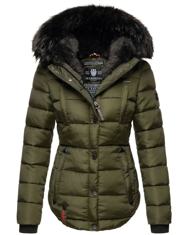 Navahoo Zoja Damen Winter Stepp Jacke Teddyfell Winterjacke B831 Schw,  99,90 €