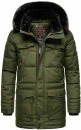 Navahoo Luaan Herren Winterjacke Parka mit Kapuze B849 Olive-Gr.S