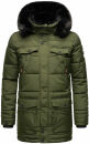 Navahoo Luaan Herren Winterjacke Parka mit Kapuze B849 Olive-Gr.S