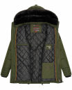 Navahoo Luaan Herren Winterjacke Parka mit Kapuze B849 Olive-Gr.S