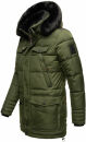 Navahoo Luaan Herren Winterjacke Parka mit Kapuze B849 Olive-Gr.M