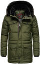 Navahoo Luaan Herren Winterjacke Parka mit Kapuze B849 Olive-Gr.M