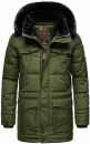 Navahoo Luaan Herren Winterjacke Parka mit Kapuze B849 Olive-Gr.L