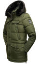 Navahoo Luaan Herren Winterjacke Parka mit Kapuze B849 Olive-Gr.3XL