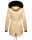 Navahoo Luluna Princess warme Damen Winter Jacke mit Kunstfell B818 Beige-Gr.XXL