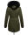 Navahoo Luluna Princess warme Damen Winter Jacke mit Kunstfell B818 Olive-Gr.M