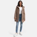 Marikoo Maikoo Damen Mantel mit Kapuze Trenchcoat Jacke...