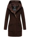 Marikoo Maikoo Damen Mantel mit Kapuze Trenchcoat Jacke...