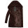 Marikoo Maikoo Damen Mantel mit Kapuze Trenchcoat Jacke B819 Choco Größe S - Gr. 36