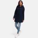 Marikoo Maikoo Damen Mantel mit Kapuze Trenchcoat Jacke B819 Dark Navy Größe L - Gr. 40