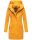 Marikoo Maikoo Damen Mantel mit Kapuze Trenchcoat Jacke B819 Gelb Größe S - Gr. 36
