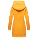 Marikoo Maikoo Damen Mantel mit Kapuze Trenchcoat Jacke B819 Gelb Größe L - Gr. 40