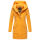 Marikoo Maikoo Damen Mantel mit Kapuze Trenchcoat Jacke B819 Gelb Größe L - Gr. 40